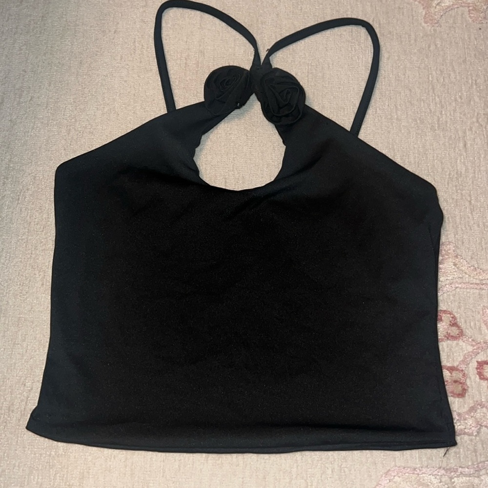 Black rose top